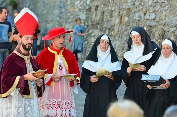 Festival Medieval de Saillon — Fotografia de Stock