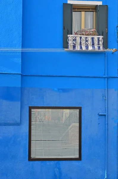 Haus mit blauer Wand — Stockfoto