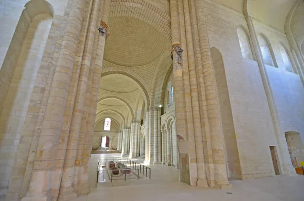A bela igreja abadia de Fontevraud — Fotografia de Stock