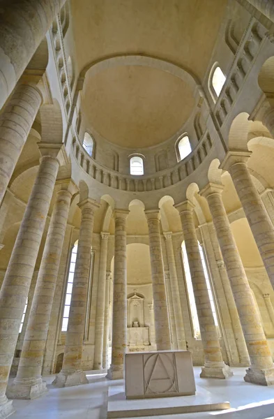 The beautiful abbey church of Fontevraud — Stock Photo, Image