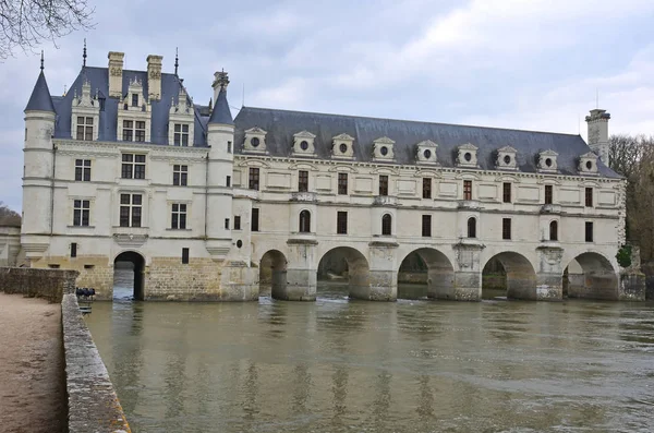 Il castello rinascimentale di Chenonceau — Foto Stock