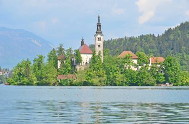 Lake Bled ve ada Bled