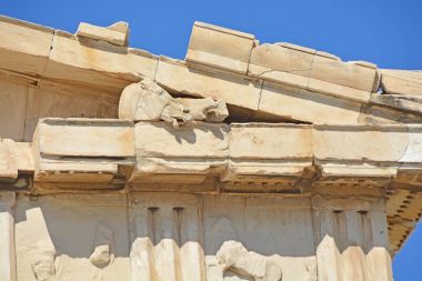 Parthenon Güney doğu köşesinde