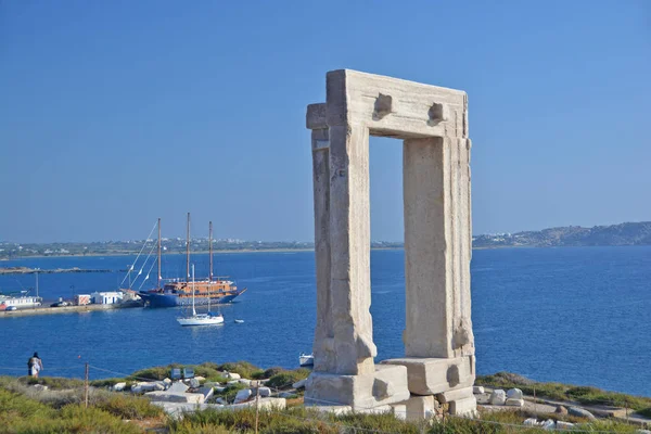 Naxos stad — Stockfoto