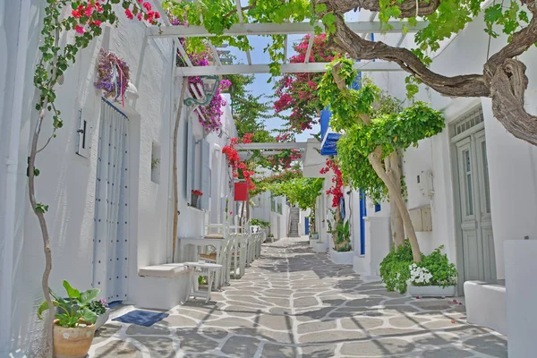 Griechische Dorfstraße — Stockfoto