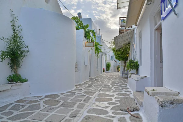 Greek Village Alley — Stock Photo, Image