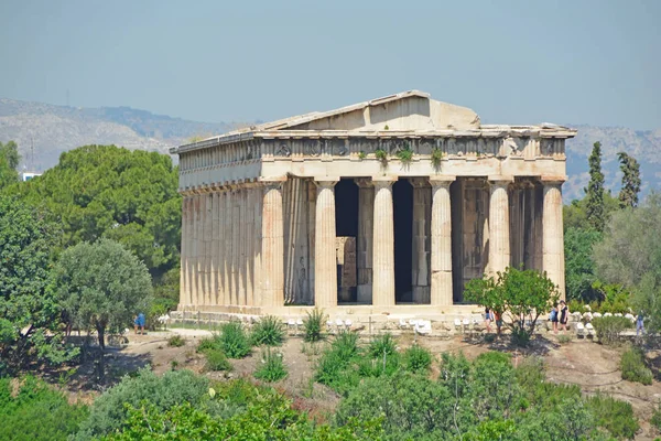 The well preserved Temple of Hephaestus — Stock Photo, Image