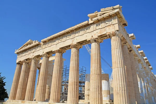 Στην νοτιοανατολική γωνία του Παρθενώνα — Φωτογραφία Αρχείου