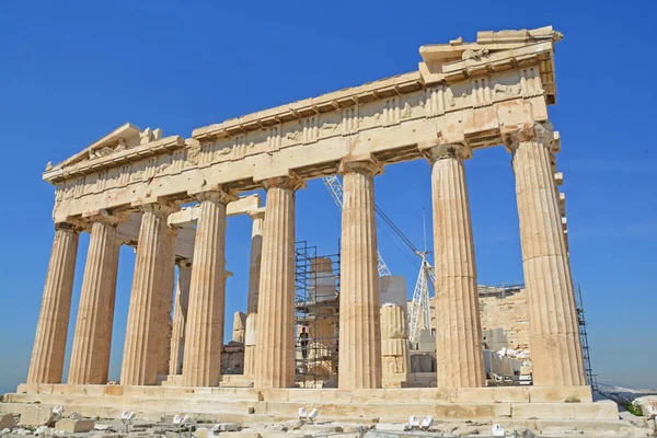 Det sydöstra hörnet av Parthenon — Stockfoto