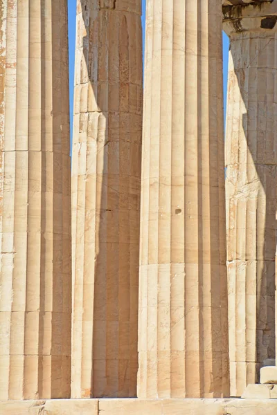 La esquina sureste del Partenón — Foto de Stock