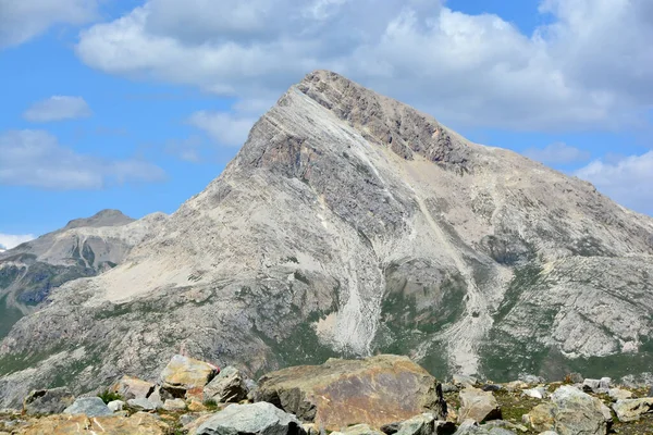 Piz Lagalb Sobre Moritz Los Alpes Oberhalbstein Graubunden Suiza — Foto de Stock