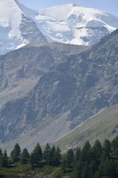 Bellavista View Bernina Pass Southern Switzerland Moritz — стоковое фото