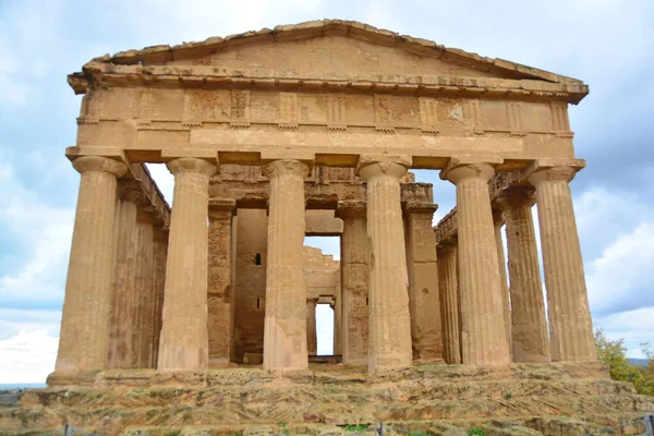 Templo Concordia 400 Años Uno Los Templos Griegos Antiguos Mejor — Foto de Stock