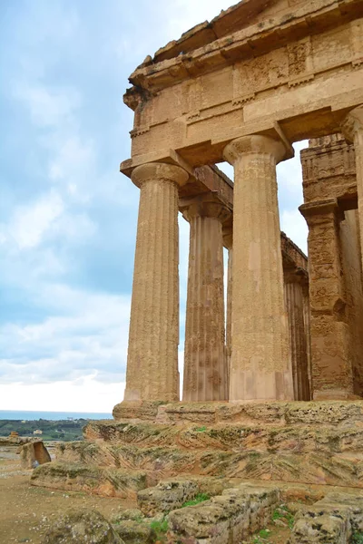 Templo Concordia 400 Años Uno Los Templos Griegos Antiguos Mejor —  Fotos de Stock