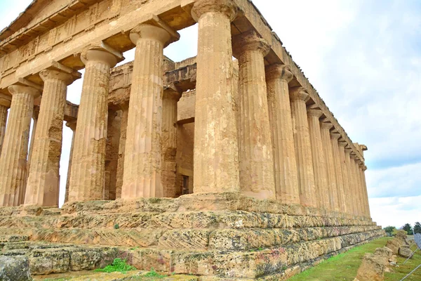 Templo Concórdia 400 Anos Dos Templos Gregos Antigos Mais Bem — Fotografia de Stock