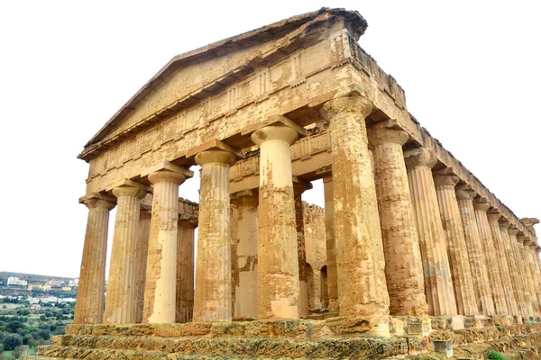 Templo Concordia 400 Años Uno Los Templos Griegos Antiguos Mejor —  Fotos de Stock