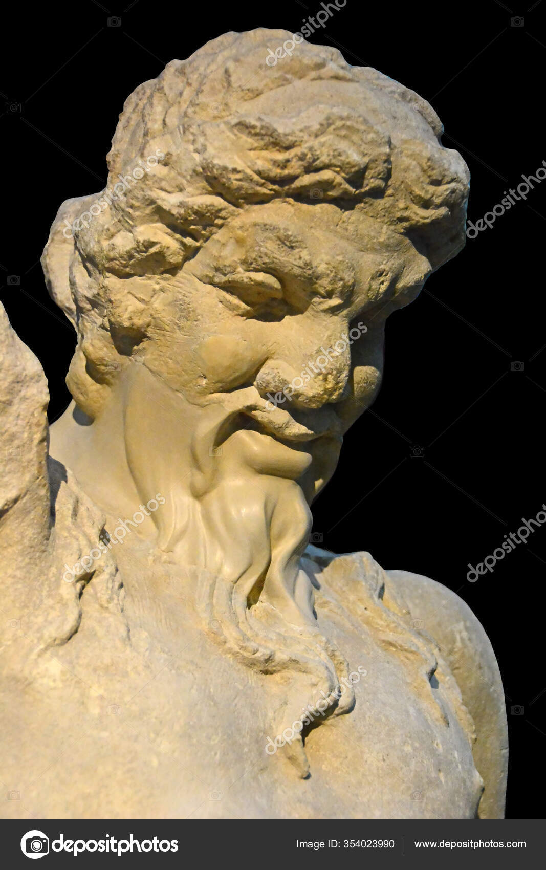 紀元前300Bcからの神プリアプスの古代ギリシャの像 プリアプスは 紀元前300Bcからの神プリアプスの古代ギリシャの像 プリアプスは