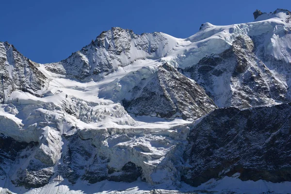 Pointe Sud Moming Schallihorn Зліва Швейцарських Альпах Горі Зіналь — стокове фото