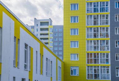 Binalar ve şehrin kesimlerde