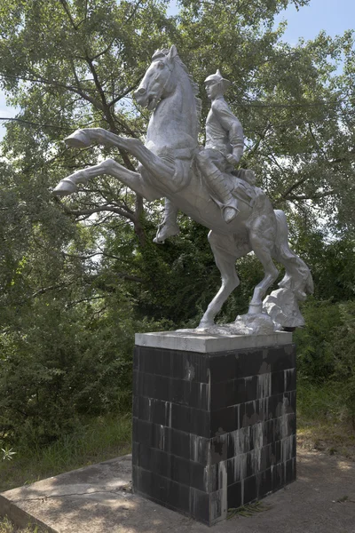 Tatil Köyü Kudepsta, Soçi, Krasnodar bölgesi, Rusya Kızıl Ordu askerleri için anıt — Stok fotoğraf