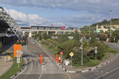Sochi bölge Havaalanı üzerinde Krasnodar bölgesi, Rusya görüntülemek