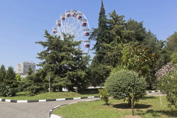 Adler Sochi Krasnodar Region Russland Juli 2016 Amusepark Metro Park — Stockfoto
