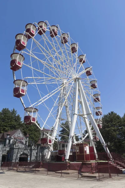 Ferris wheel in the park attractions resort town of Adler, Sochi — Stock Photo, Image