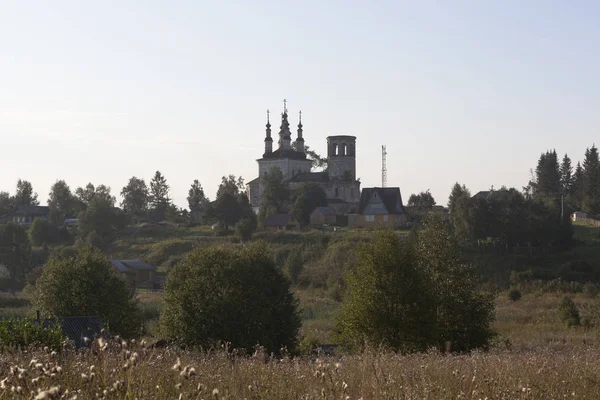 Kilise Nın Diriliş Gündoğumu Köyü Varnitsy Totemsky District Vologda Region — Stok fotoğraf