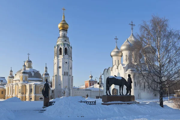 Vologda Russia February 2017 View Church City Vologda Frosty Winter — Stock Photo, Image