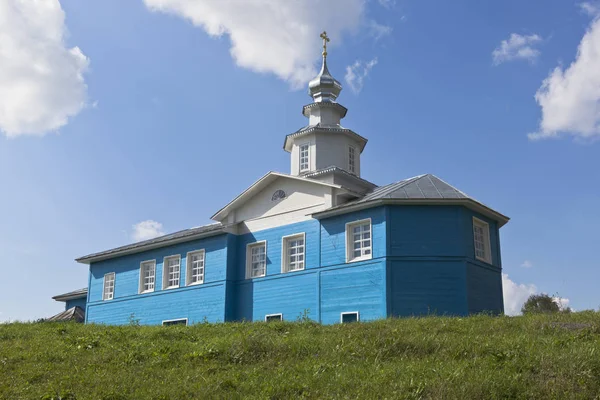 Kirche der Gottesmutter des Zeichens in Slobodka Birke, Nyuksensky Bezirk, Gebiet Wologda — Stockfoto