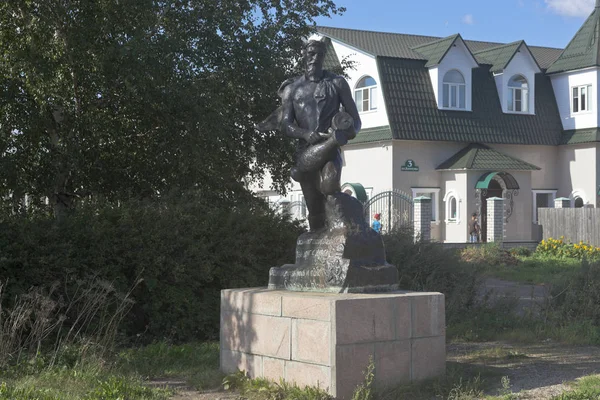 39000707015347 Sculpture Verseau Dans Ville Veliky Ustyug Région Vologda — Photo