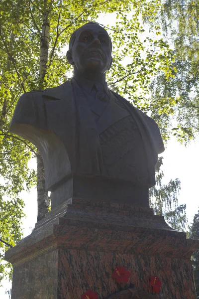 Veliky Ustyug Região Vologda Rússia Agosto 2016 Busto Almirante Nikolai — Fotografia de Stock