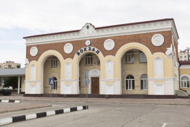 Evpatoria, Kırım Cumhuriyeti - 19 Temmuz 2017: heykel kompozisyon 