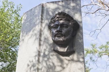 Evpatoria, Kırım Cumhuriyeti - 19 Temmuz 2017: etno-hotel resort kasaba Evpatoria, Kırım Cumhuriyeti 