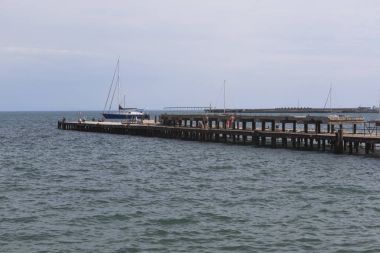 Evpatoria, Kırım Cumhuriyeti - 19 Temmuz 2017: etno-hotel resort kasaba Evpatoria, Kırım Cumhuriyeti 