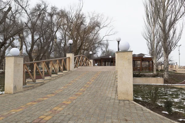 Evpatoria Krim Februar 2018 Blick Auf Den Sportkomplex Arena Crimea — Stockfoto