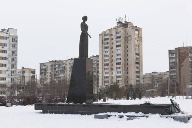 Evpatoria, Crimea - 26 Şubat 2018: Arena-Crimea spor kompleksi içinde Evpatoria görünümünü