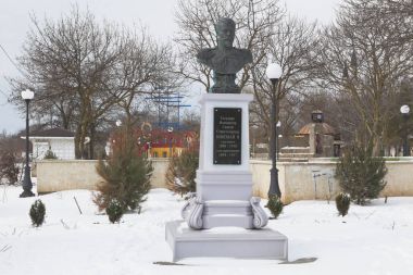 Evpatoria, Crimea - 26 Şubat 2018: Arena-Crimea spor kompleksi içinde Evpatoria görünümünü