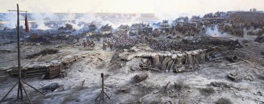 Kırım Savaşı 'ndaki Sivastopol savunmasının panoraması, Kırım