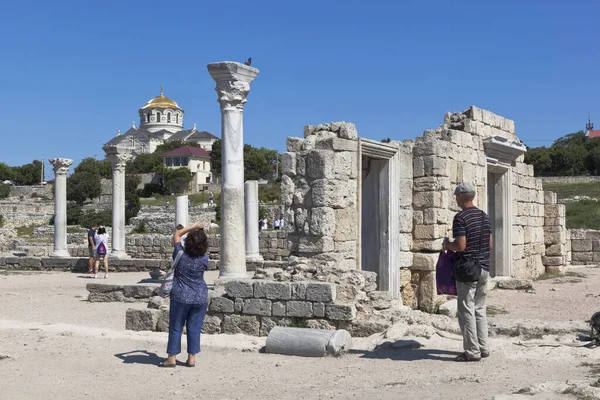 Σεβαστούπολη Κριμαία Ιουλίου 2019 1935 Βασιλική Στην Ταυρική Χερσόνησος Σεβαστούπολη — Φωτογραφία Αρχείου