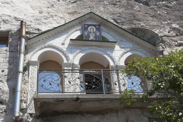 Höhlentempel Ehren Des Klemens Vom Klemens Kloster Inkerman Sewastopol Krim — Stockfoto