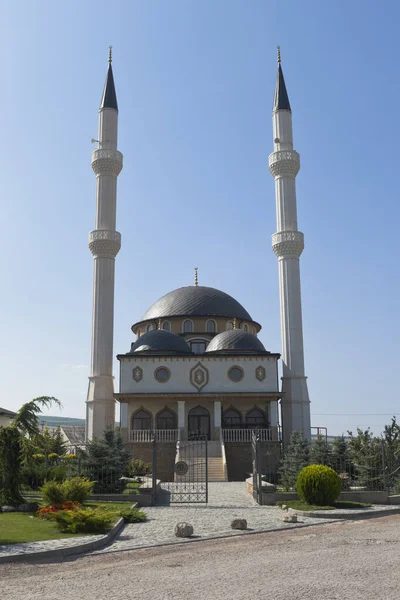 Moschea Kadir Jami Moschea Maestosa Nel Villaggio Levadki Distretto Simferopol — Foto Stock