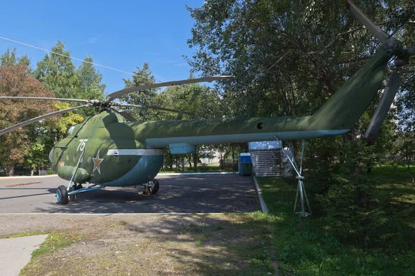 Vologda Rusia Agosto 2019 Helicóptero Transporte Polivalente Victory Park Ciudad —  Fotos de Stock