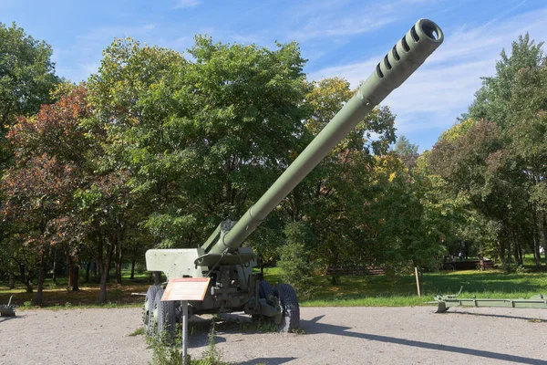 Vologda Russia August 2019 Long Range Gun Hyacinth 2A36 152 — Stock Photo, Image