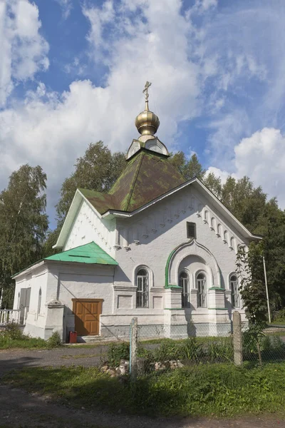 Kaple Gregorije Pelšemskoga Kadnikova Regionu Vologda Rusko — Stock fotografie