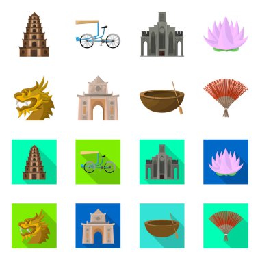 Seyahat ve ülke logosu vektör tasarımı. Seyahat ve kültür stok vektör illüstrasyonu koleksiyonu.