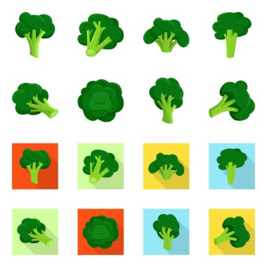 Yeme ve diyet logosunun vektör çizimi. Yeme ve vejetaryen hisse senedi temsili.