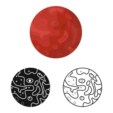 Ayın ve kraterin izole nesnesi. Stok için Ay elementi ve astroloji vektör simgesi.