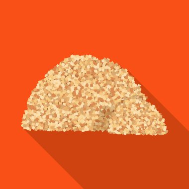 Hurda ve şeker logosunun vektör tasarımı. Ağ için yığın ve baston sembolü web ögesi.