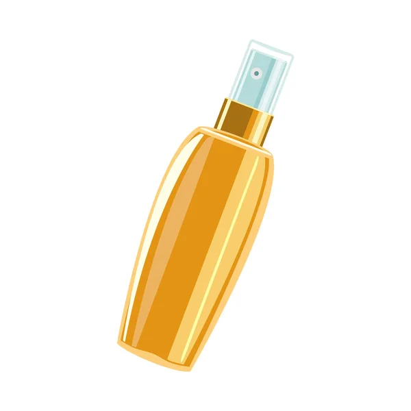 Ilustración vectorial del frasco y el símbolo del perfume. Elemento web de la ilustración de vectores de botellas y frascos . — Vector de stock